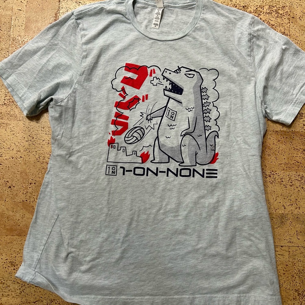 Men’s 1-ON-NONE Volleyball T-Shirt EUC Size XL